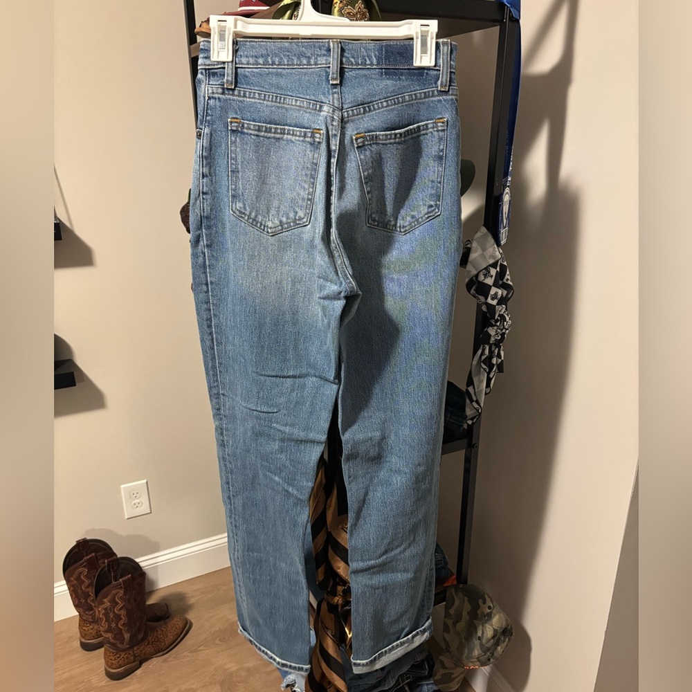 Abercrombie 90s straight ultra high rise